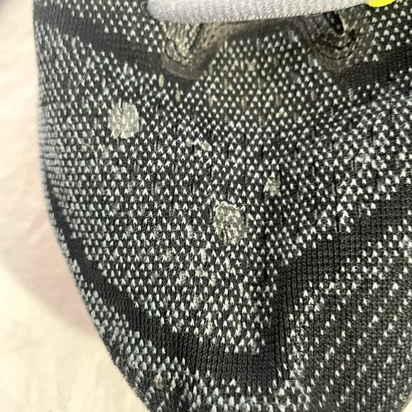 Nike Size 12 Zoom Air Structure 18 Running sneakers shoes Men Gray black neon - Picture 5 of 12